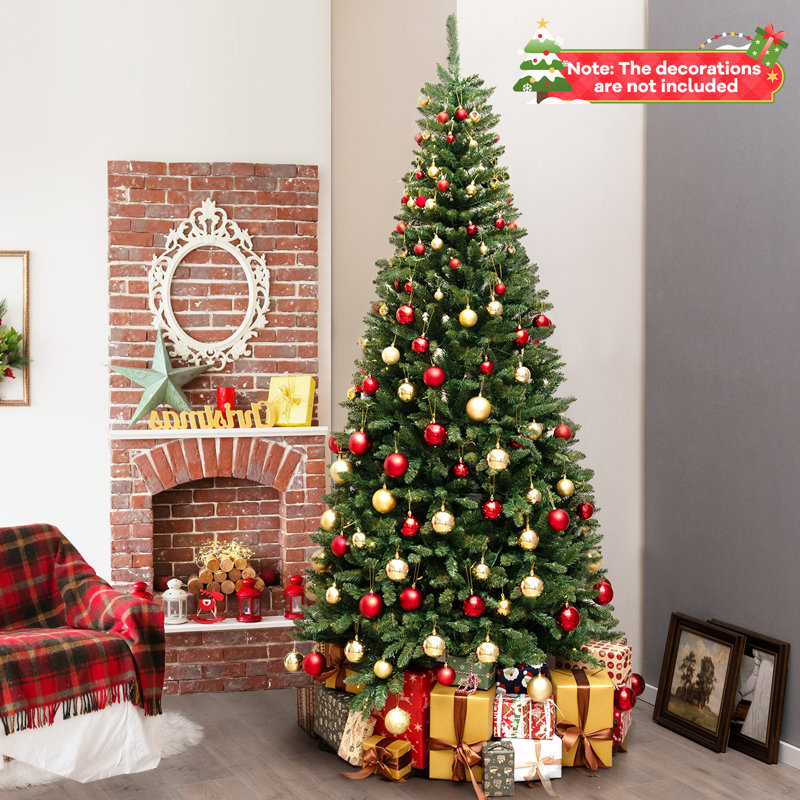 The Holiday Aisle® 8 Ft Artificial Xmas Tree 270° Christmas Tree